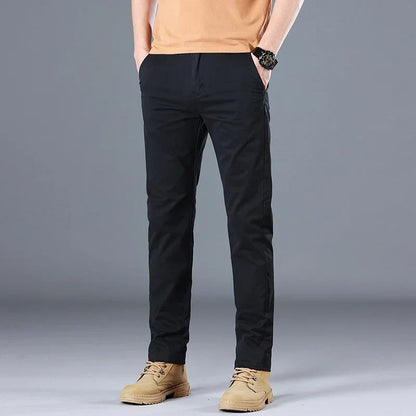 Herren Baumwollhose Slim Fit