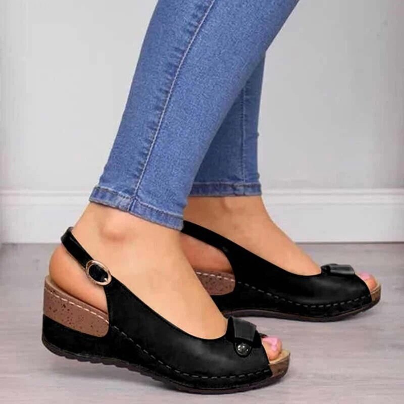 Eveloria Damen Orthopädische Absatzsandalen