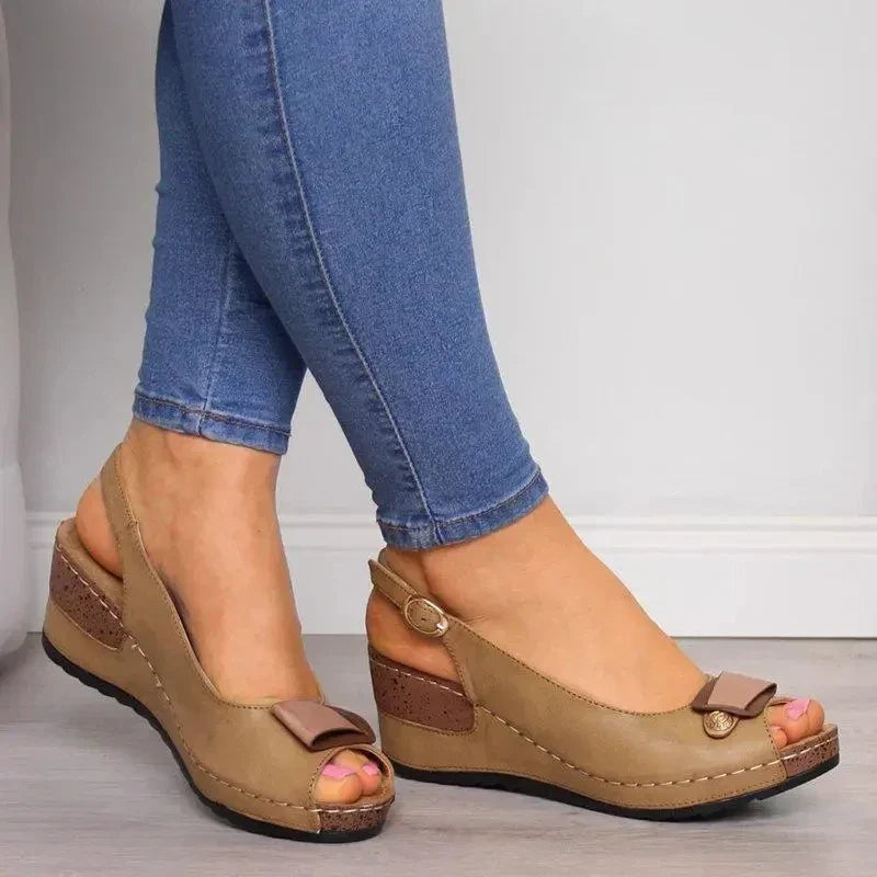 Eveloria Damen Orthopädische Absatzsandalen - Eveloria