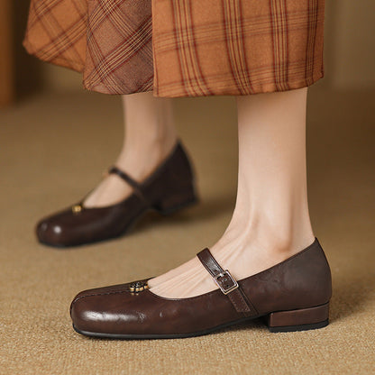Damen Ballerinas Frühlingskollektion Riemen Schuhe