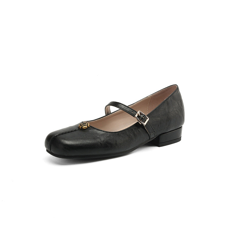 Damen Ballerinas Frühlingskollektion Riemen Schuhe