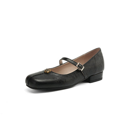 Damen Ballerinas Frühlingskollektion Riemen Schuhe