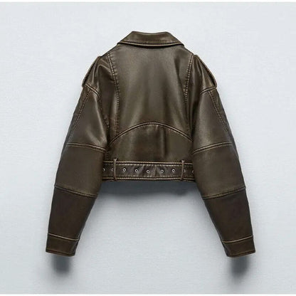 Eveloria Damen Jacke Gürtel