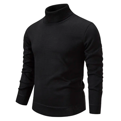 Eveloria Herren Rollkragenpullover Baumwolle