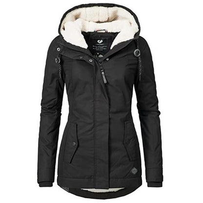 Eveloria Damen Winterparka Sherpa Gefüttert Warm