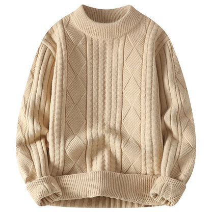 Herrenpullover Diamantmuster Qualität