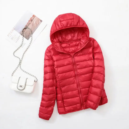 Damen Leichte Daunenjacke Herbst Winter