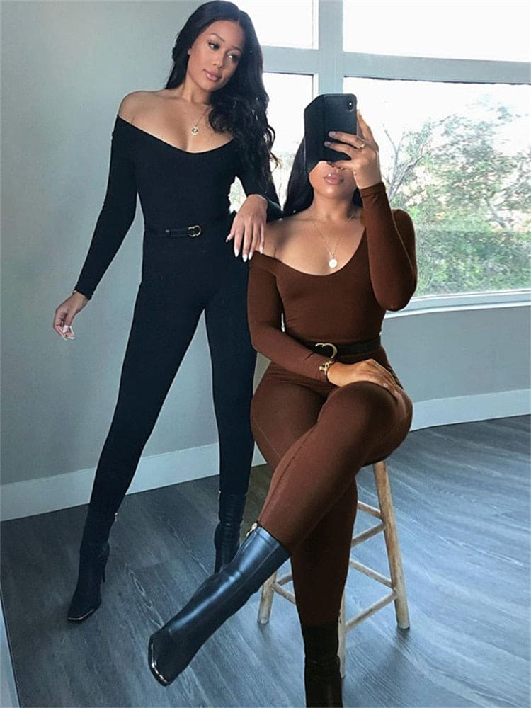 Damen Catsuit Bodysuit Stretch