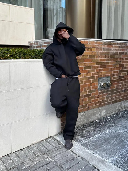 Herren Oversize Jogginganzug Sportlich