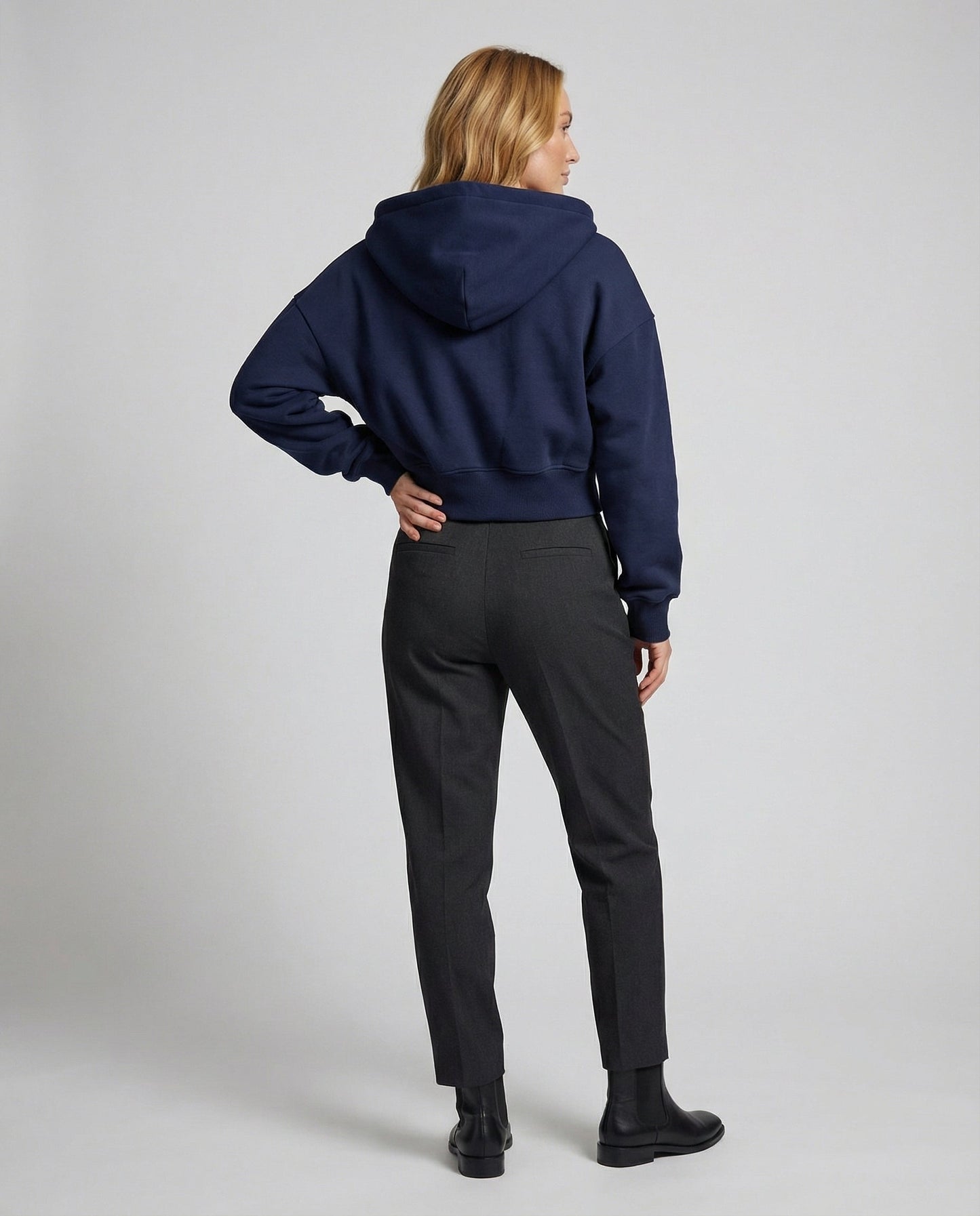 Oversize Sweatshirt mit Reißverschluss