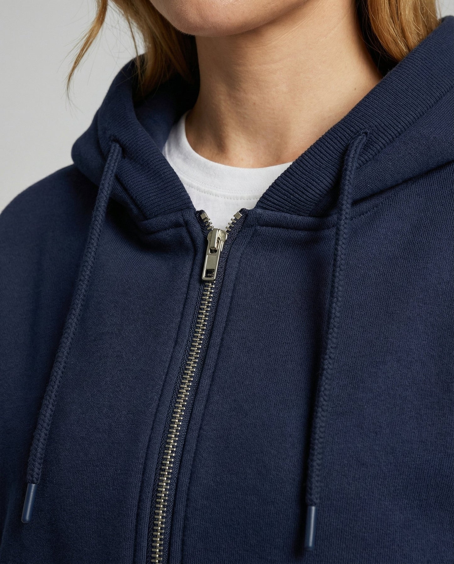 Eveloria Damen Oversize Sweatshirt Reißverschluss