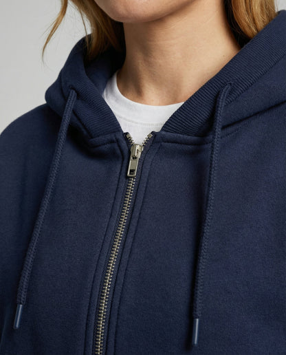 Eveloria Damen Oversize Sweatshirt Reißverschluss