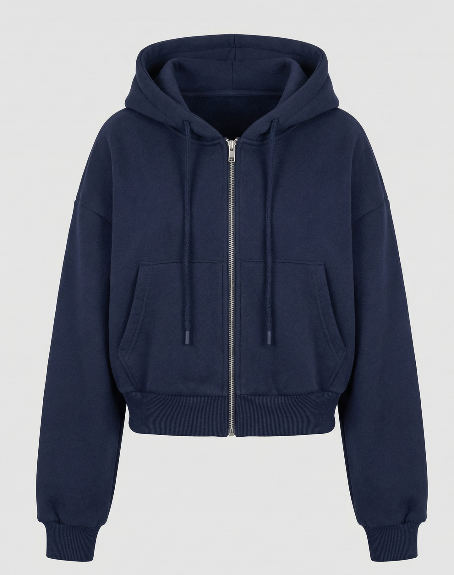 Oversize Sweatshirt mit Reißverschluss