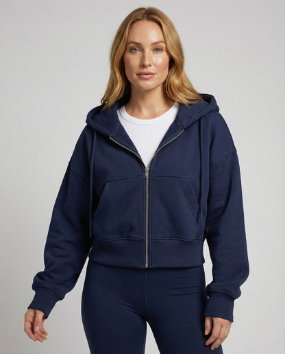 Oversize Sweatshirt mit Reißverschluss - Eveloria