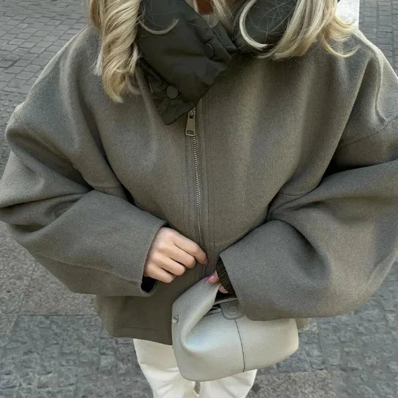 Eveloria Damen Lässige Lockere Kapuzenjacke