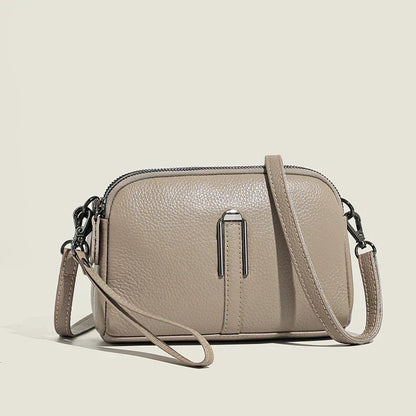 Damen Crossbody Schultertasche Elegant Leder