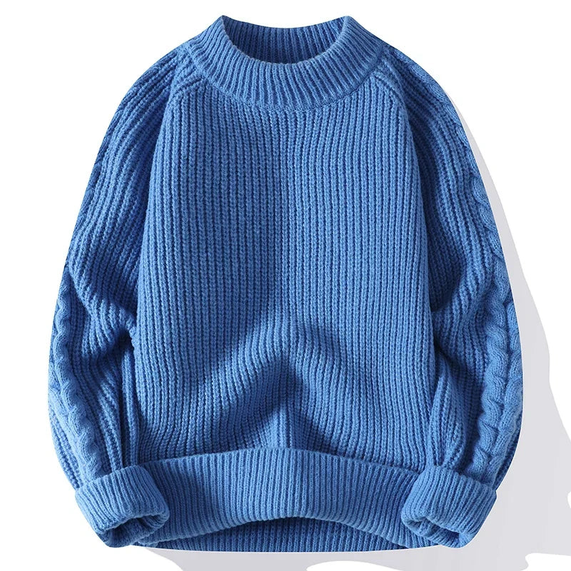 Herren Grobstrickpullover Klassisch