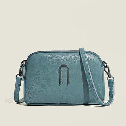 Damen Crossbody Schultertasche Elegant Leder