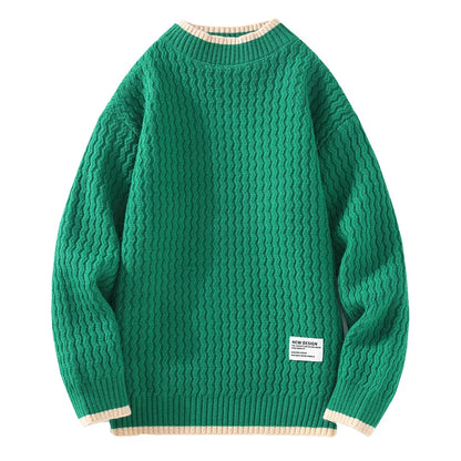 Herren Strickpullover Strukturstrick