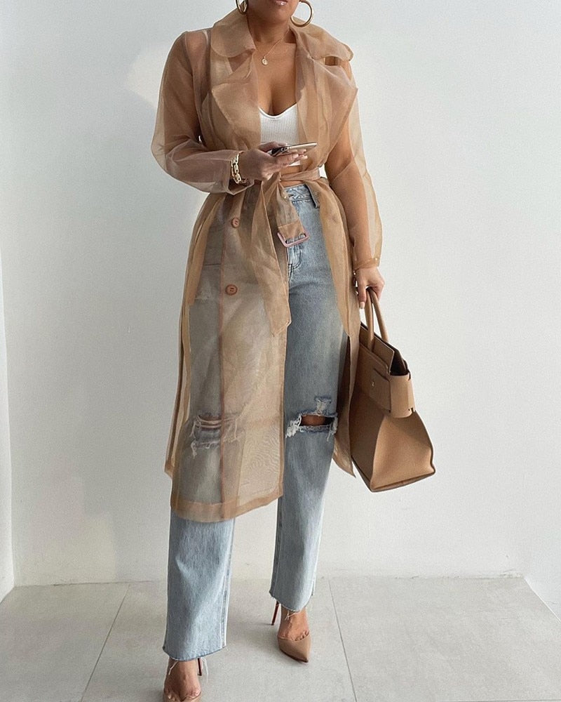 Damen Trenchcoat Carmen Wasserfest