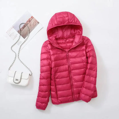 Damen Leichte Daunenjacke Herbst Winter