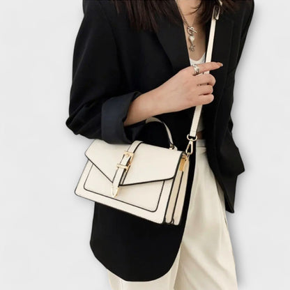 Damen Klassische Schultertasche Elegantes Design Struktur Optik