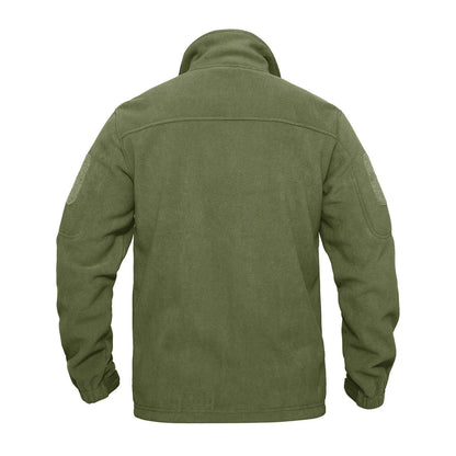 Eveloria Herren Fleecejacke Lässig Braun - Eveloria