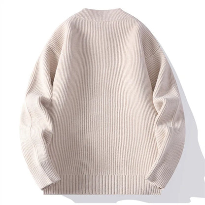 Herren Strickjacke Modern Reißverschluss Bequem