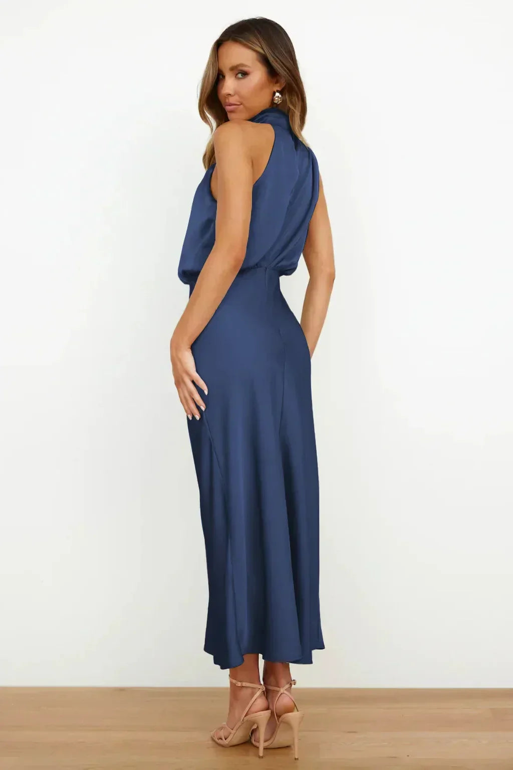 Damen Abendkleid Neckholder Schick