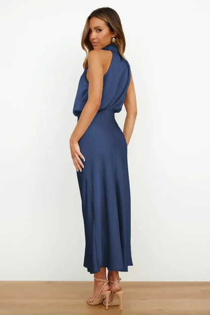 Damen Abendkleid Neckholder Schick