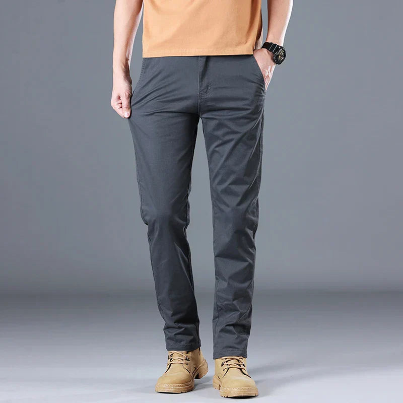 Herren Baumwollhose Slim Fit
