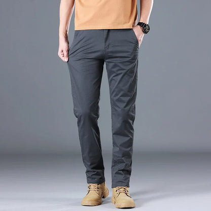 Herren Baumwollhose Slim Fit