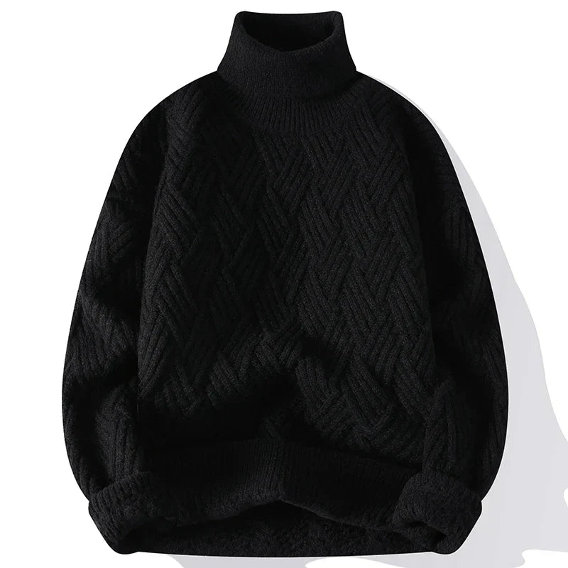 Herrenpullover Strukturdessin Elegantes Design