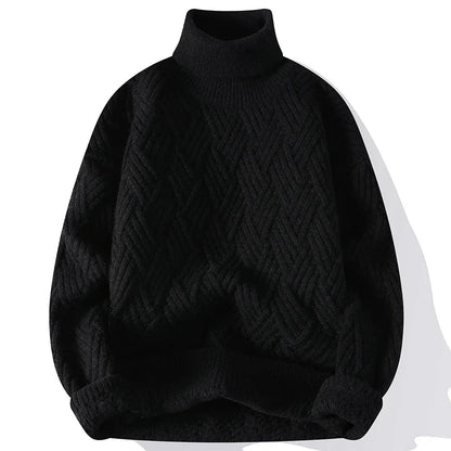 Herrenpullover Strukturdessin Elegantes Design