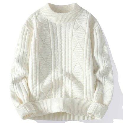 Herrenpullover Diamantmuster Qualität