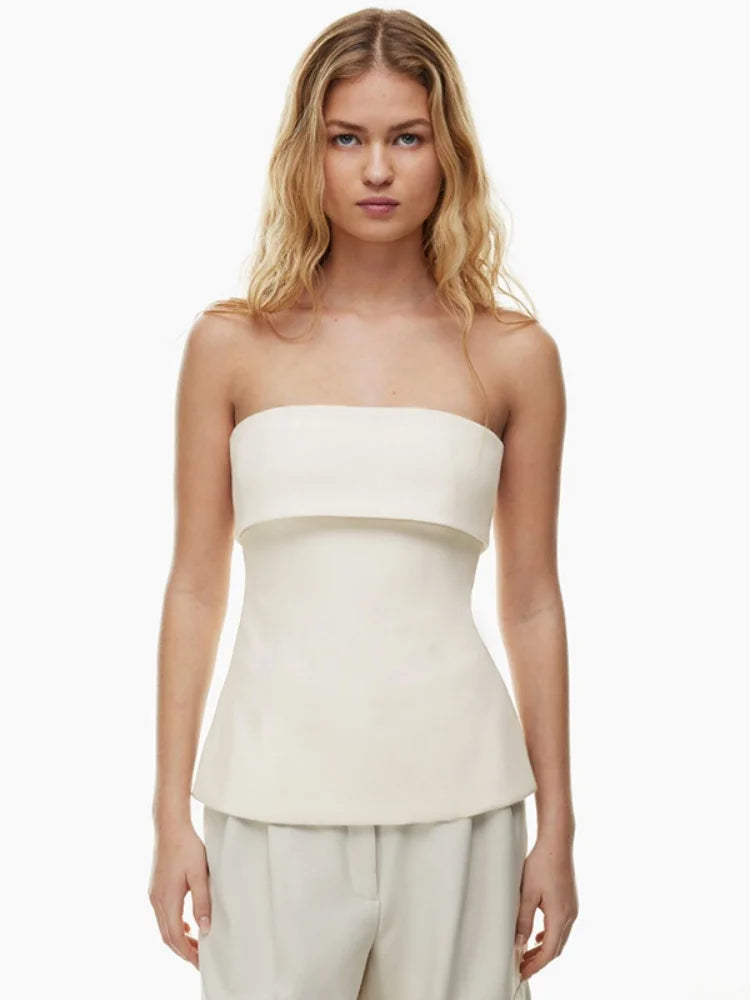 Damen Trägerloses Bandeau- - Norvielle