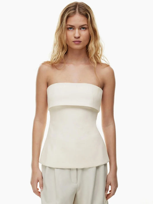Damen Trägerloses Bandeau- - Norvielle