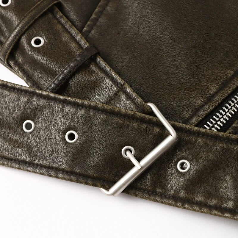 Eveloria Damen Jacke Gürtel