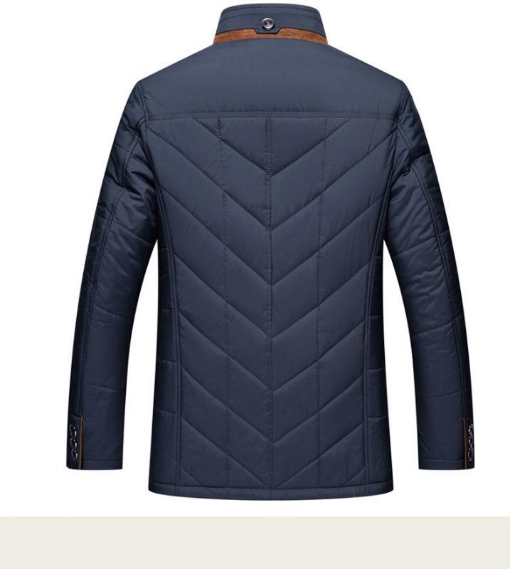 Eveloria Herren Kragenmantel Bequem - Eveloria