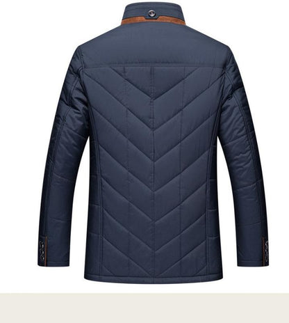 Eveloria Herren Kragenmantel Bequem - Eveloria