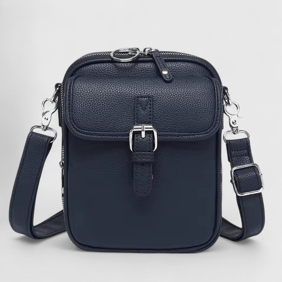 Damen Schultertasche Alltag Leder Braun