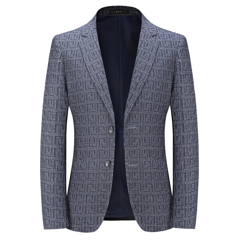 Herren Blazer Geometrisches Muster Modern