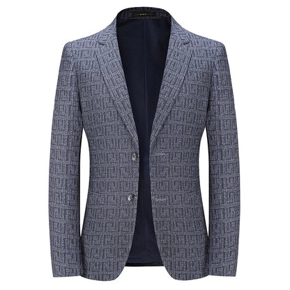 Herren Blazer Geometrisches Muster Modern