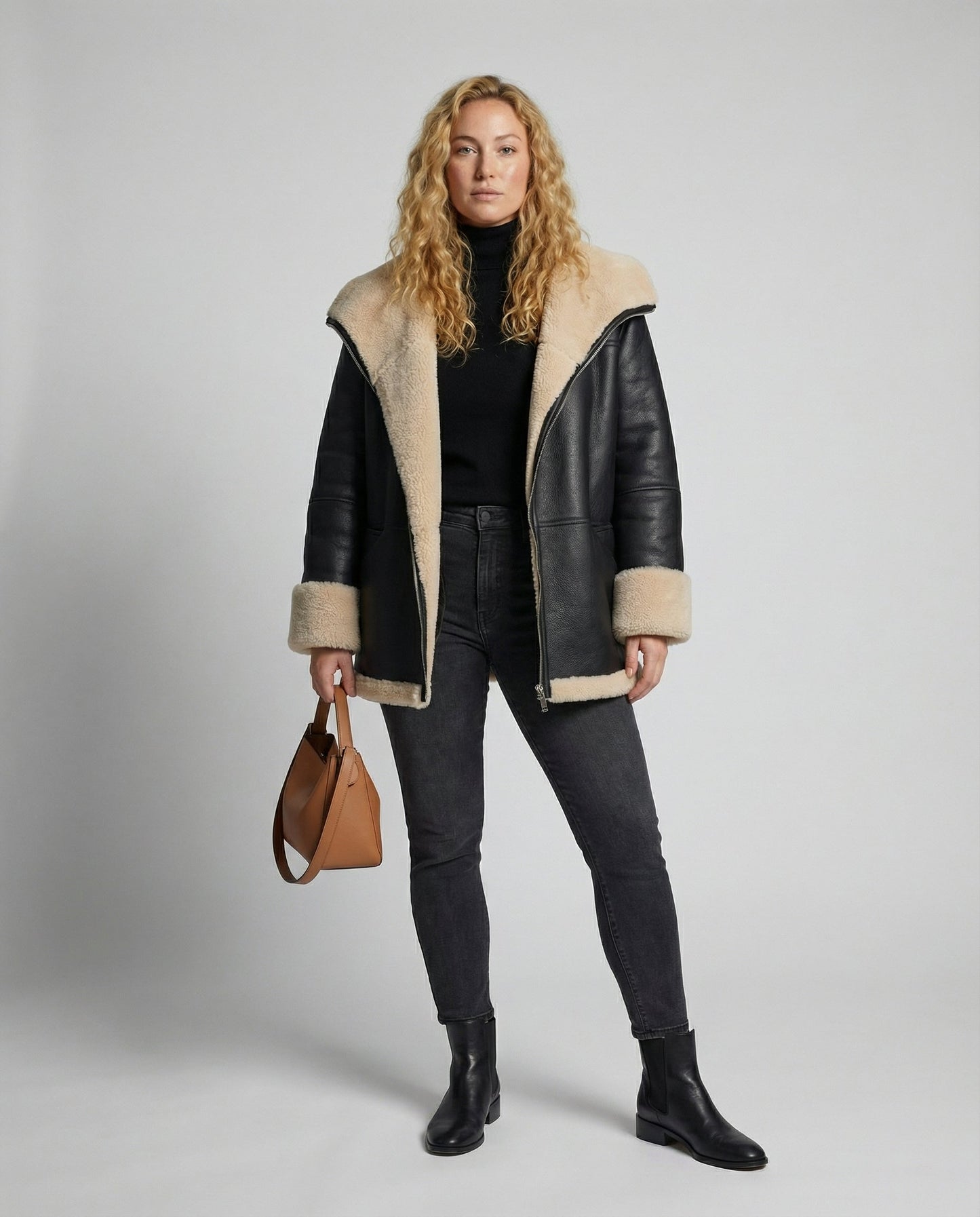 Damen Streetwear Winterjacke Warm
