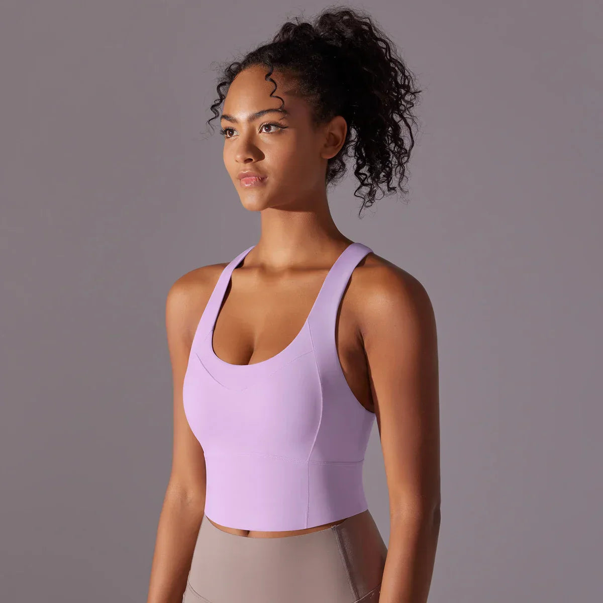 Eveloria Damen Yoga-Bh Atmungsaktives Material Eng Anliegend