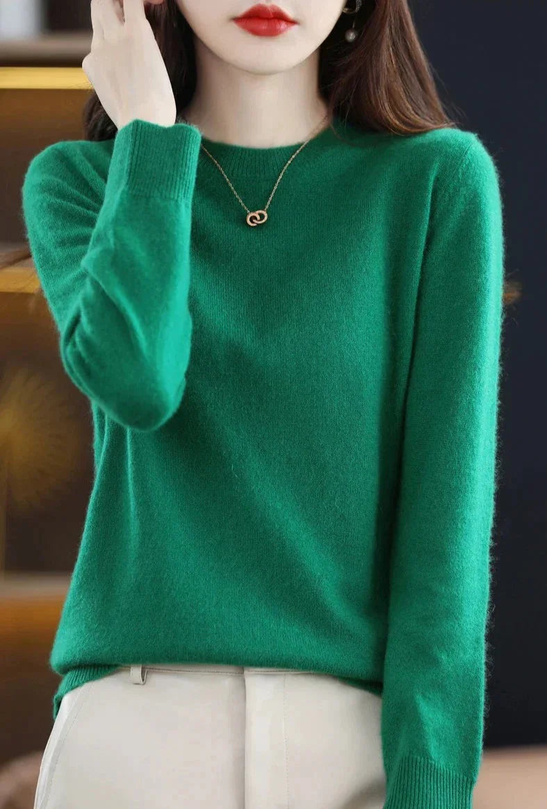 Eveloria Damen Wollpullover Klassisch - Eveloria