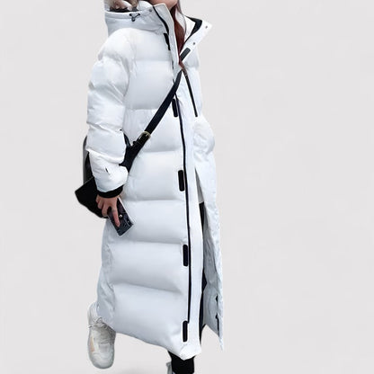 Damen Winterjacke Oversized Pufferjacke Kapuze