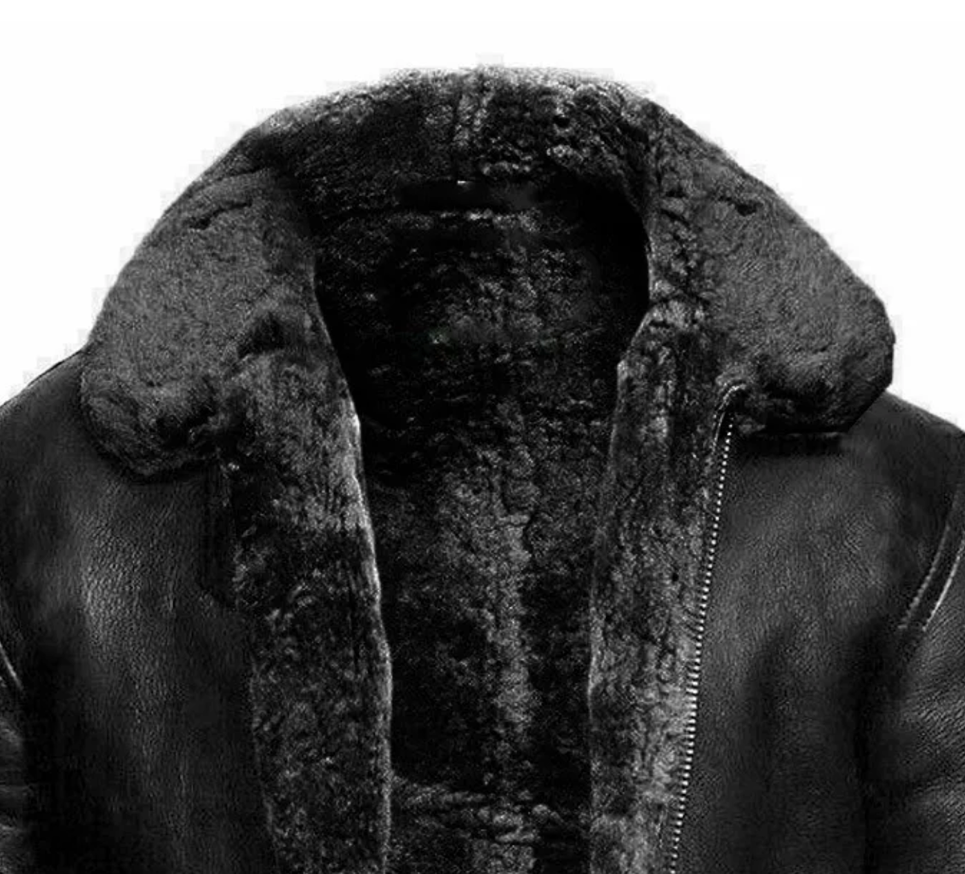 Noah Damen Shearling Lederjacke
