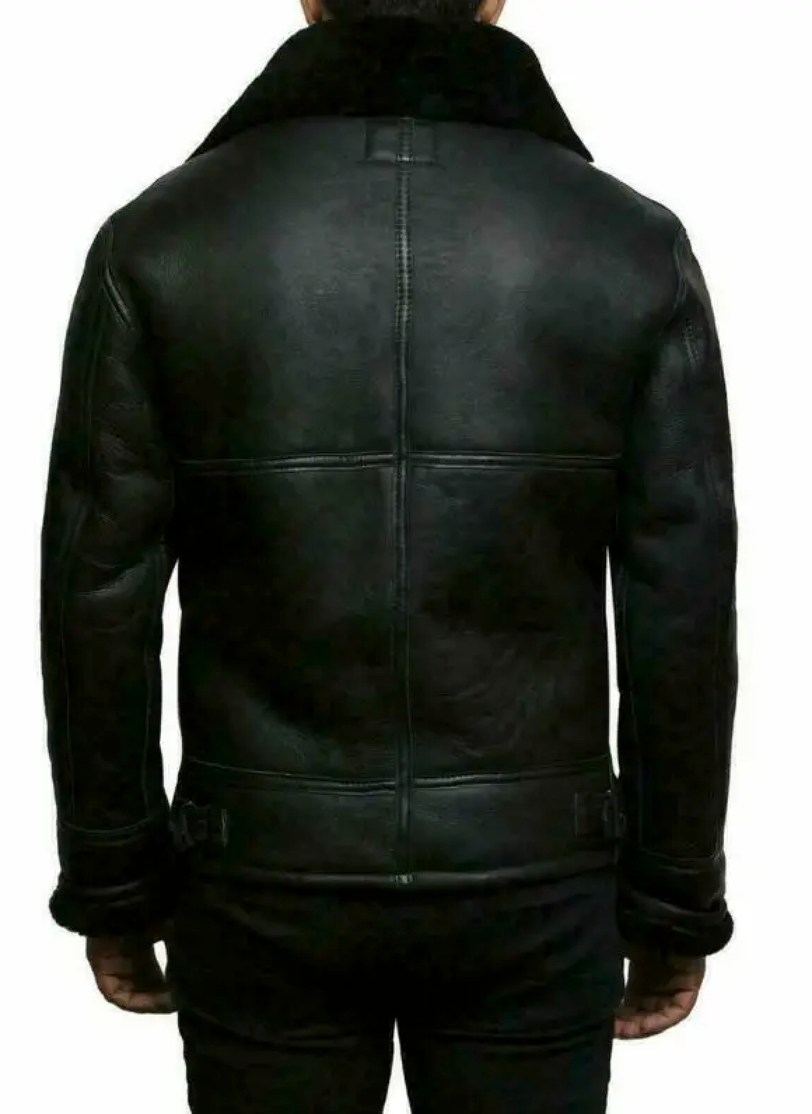 Noah Damen Shearling Lederjacke