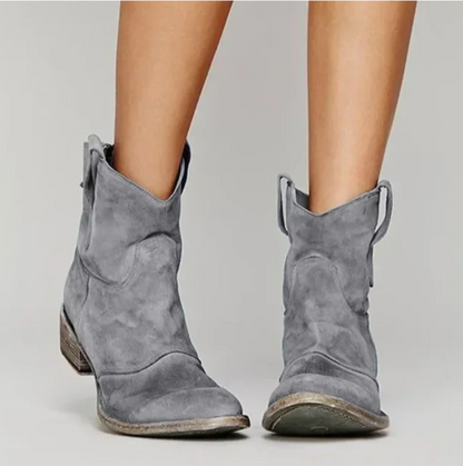 Roselle Damen Westernstiefel Wildleder Elegantes Design